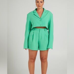 We wore what blazer set